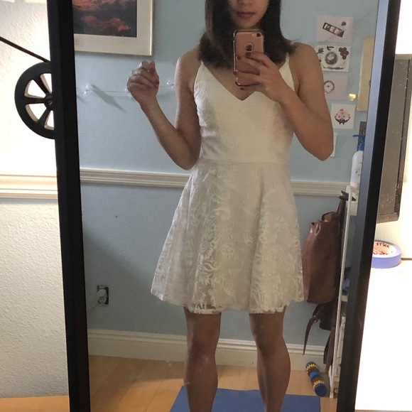 Shimmer Embroidered Fit & Flare dress - Picture 2 of 2